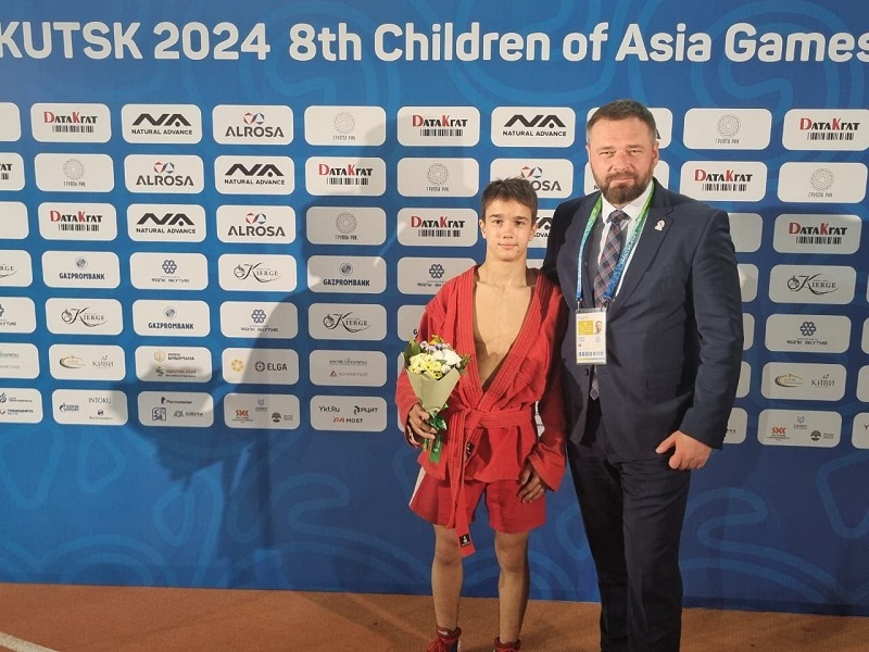 Амурские спортсмены усилиями самбиста Савелия Семеняченко взяли первую медаль на VIII Международных спортивных играх «Дети Азии»