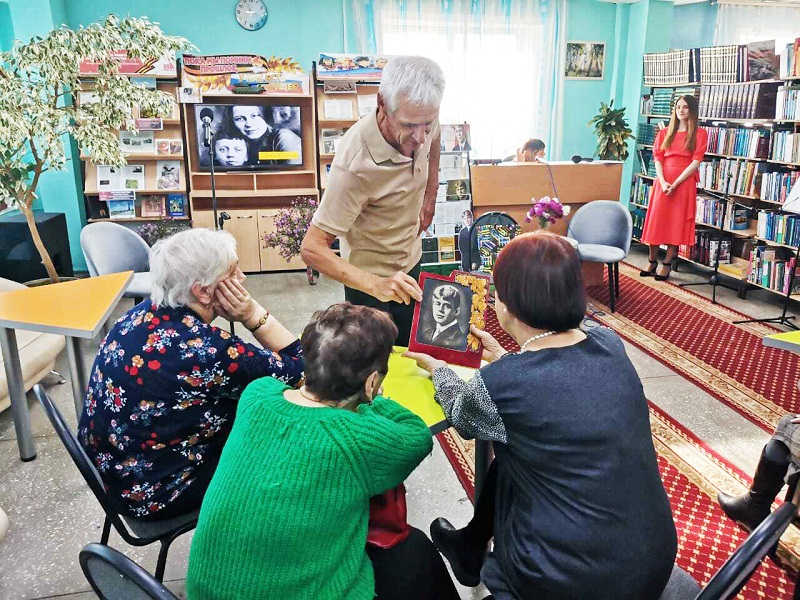 В городской библиотеке