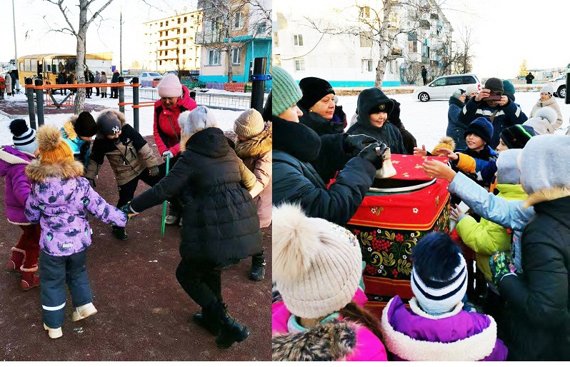 Танцы, игры и горячий чай... 