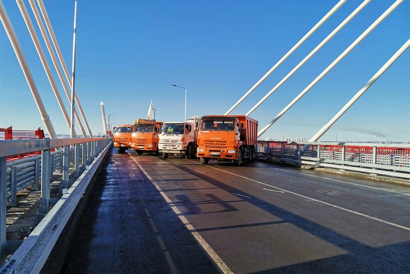 Строительство российской части моста через Амур финишировало