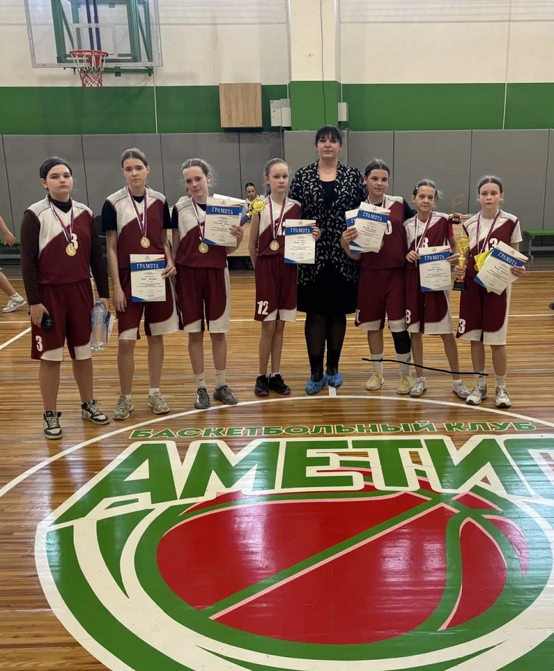 Юные баскетболистки - чемпионки  Первенства Амурской области