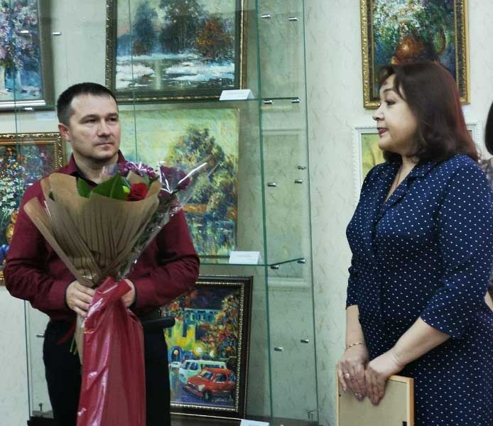 В краеведческом музее  открылась персональная выставка картин Алексея Шабанова