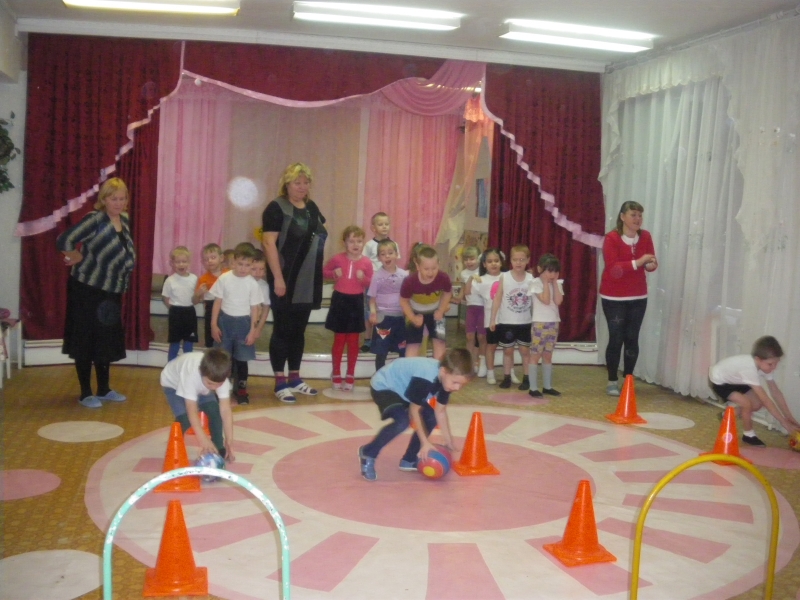 Спортивные соревнования в детском саду