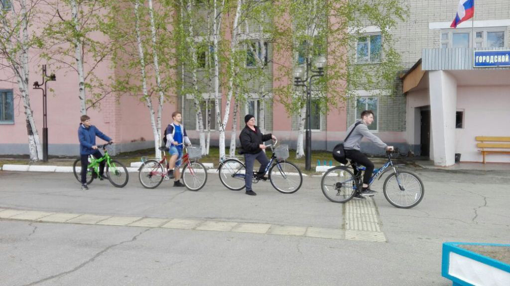 Шимановцы приняли участие в акции  «На работу на велосипеде»