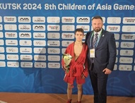 Амурские спортсмены усилиями самбиста Савелия Семеняченко взяли первую медаль на VIII Международных спортивных играх «Дети Азии»