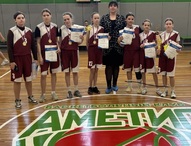 Юные баскетболистки - чемпионки  Первенства Амурской области