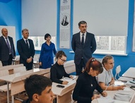 Василий Орлов посетил «Точку роста»  в школе Екатеринославки